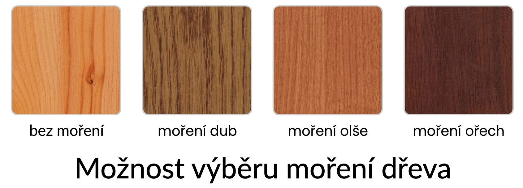vzorky dřeva nové drewmet